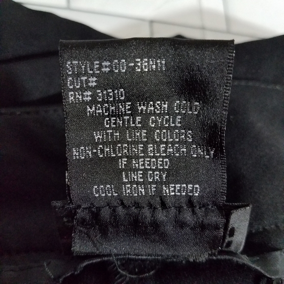 Black A. Byer Jr Trousers Size 9 - Picture 4 of 10